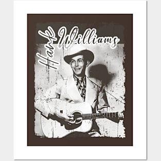 Hank Williams Brown color Posters and Art